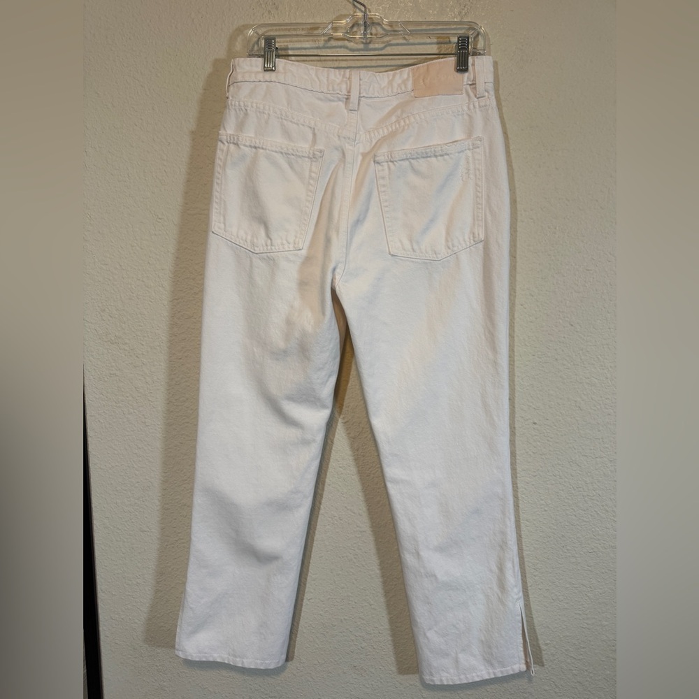 GRLFRND “The Harlow” High-Rise Bootcut Jeans with Slit – White – Size 30 - Picture 6 of 12